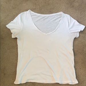 Plain white tee